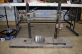 Howe 100lb Trip Beam Brass Balance Scale With Weights,
