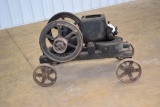 Witte, 2 HP, Wico Mag, SN B12144, on steel wheel truck