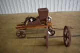 Sandy McMannas, 3 HP, on Steel Wheel Pull truck, Not Fully Assembled, Missing Parts