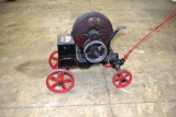 Hafa Hors, on hand pull steel wheel truck, kick start