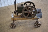 John Deere, With Loose Parts, on steel wheel pull truck