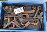 Tote Containing Gas Engine Cranks