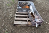 Pallet of Assorted Springs, Tool Box, Household D?cor and More