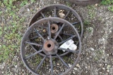(2) Spoked Steel Wheels, 20