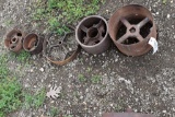 Gas Engine Pulleys and Wheel