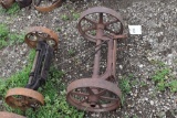 2 Sets Gas Engine Steel Wheel Truck Axles