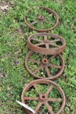 (4) Steel Wheels