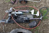 (2) Evinrude Boat Steer Motors, Minnkota Maxxum Steer Motor, Lawn Chair, Boat Steering Wheel