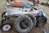 Vintage Tractor with Parts and Radiator
