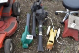 (3) Leaf Blowers, 1 Nelson Lawn Tractor Sprinkler, Unknown Condition