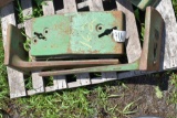 (2) John Deere Starter Weight Brackets with 2 John Deere Starter Weights