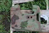 (2) John Deere Suitcase Weights