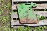 (2) John Deere Suitcase Weights