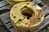 (4) John Deere Wheel Weights