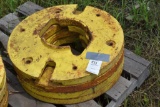(4) John Deere Wheel Weights
