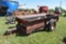 Patz Manure Spreader, Steel Floor, Single Axle, 5