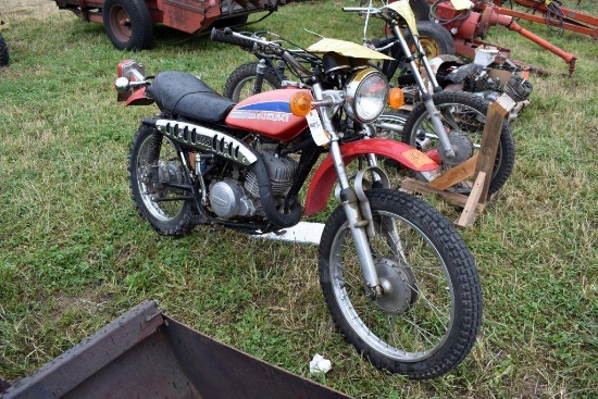 1974 Suzuki TS250 Motorcycle, Runs