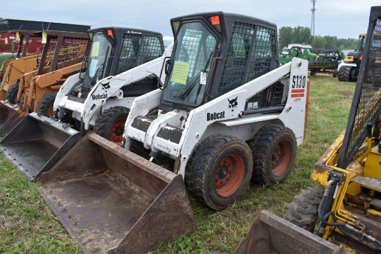 Bobcat S130 Skid Loader, Cab, Heat, Power Bob