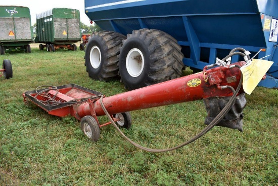 10" Farm King Jump Auger, Hydraulic Drive,