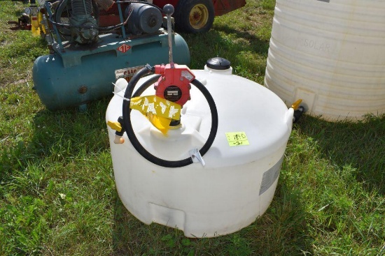 125 Gallon Poly Chemical Shuttle, Pump Works,