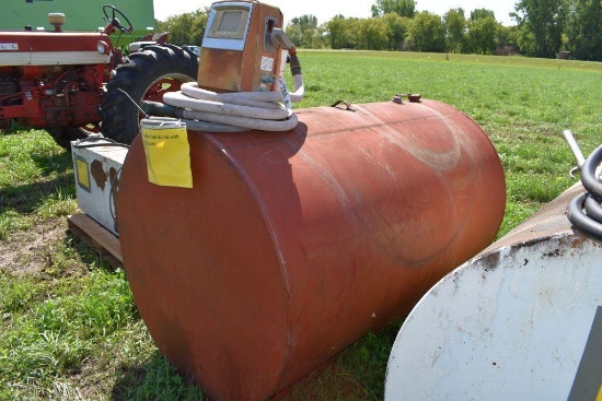 500 Gallon Fuel Barrel with Pump, Works