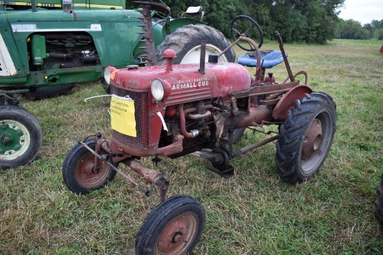 Farmall Cub W/F, Gas, Runs, With Mounted Sickle Mr