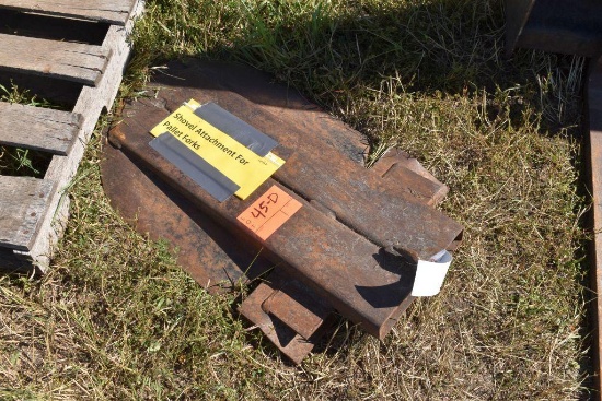 Shovel Attachment For Pallet Forks