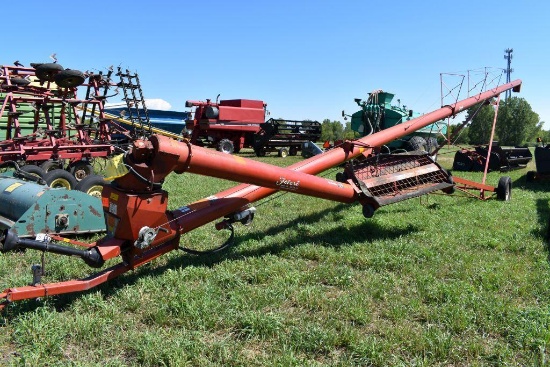 Feterl Swing Hopper Auger, 10"x61', Hydraulic Lif