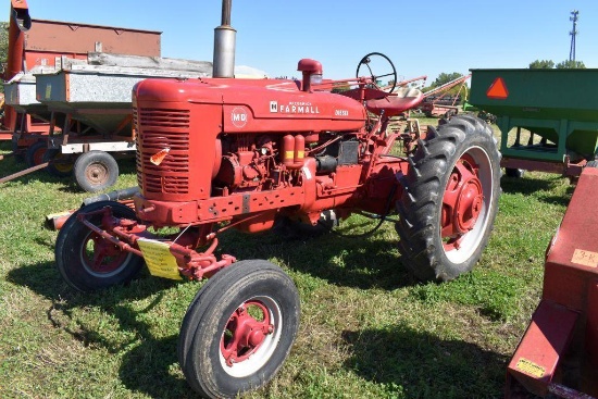 Farmall MD Tractor, Diesel, Wide Front, 12.4x38 T