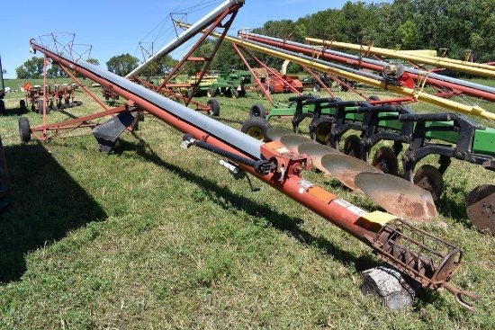 Feterl 8"x51' Auger with Plastic Hopper,