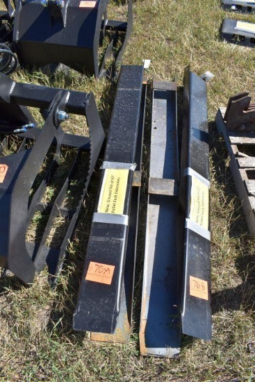 New, Unused Set of 67" Pallet Fork Extensions