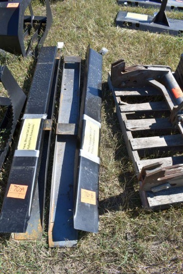New, Unused Set of 67" Pallet Fork Extensions