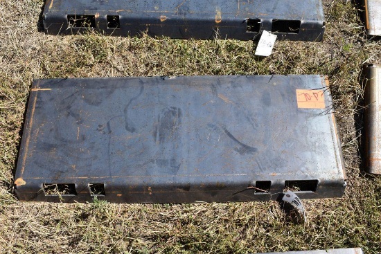 Unused Full Universal Skid Loader Plate