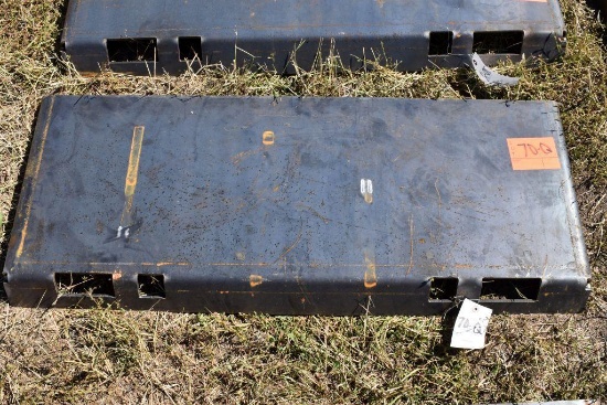 Unused Full Universal Skid Loader Plate
