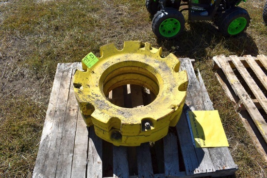 (2) John Deere Rear Wheel Weights