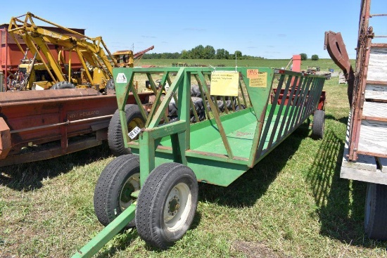 Notch 20' Feeder Wagon, Single Axle, Dolley Front