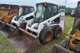 Bobcat S130 Skid Loader, Cab, Heat, Power Bob