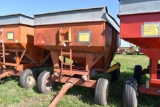 Nu-Bilt 250 Bushel Gravity Box on Running Gear