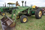 John Deere 4010 Tractor With John Deere 148