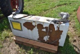 110 Gal L Shaped Fuel Tank with 12V Pump