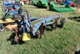 Ford 3pt. Plow, 3 x 16's, Coulters, Good Conditio