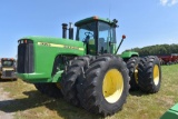 John Deere 9300 4WD Tractor, 4 Hydraulics, Bareba0