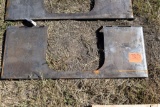 Unused Open Universal Skid Loader Plate
