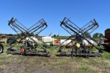 (2) L&D 3pt. 60' X-Fold Booms, With Raven Monitor