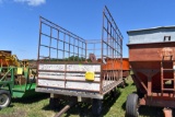 7.5'x14' Bale Throw Rack on MN 6 Ton Running Gear