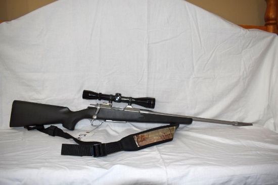 Browning A-Bolt 22-250 Rem, Stainless Steel, Leather Sling, With Leupold 3x9 Scope, SN 99442NV8S7