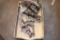 Assortment of three jaw pullers
