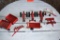 IH Ertl 656 1/32 Scale, (2) 1/32 Scale IH Tractors, Ertl Wagon, Spreader, Disc