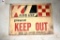 Tin Clean Lean Sign, 12'' x 9''