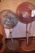 (2) 16'' Floor Fans